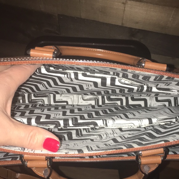 Lodiis Audrey Brera Brief Computer Comp Toffee leather! - Picture 4 of 10